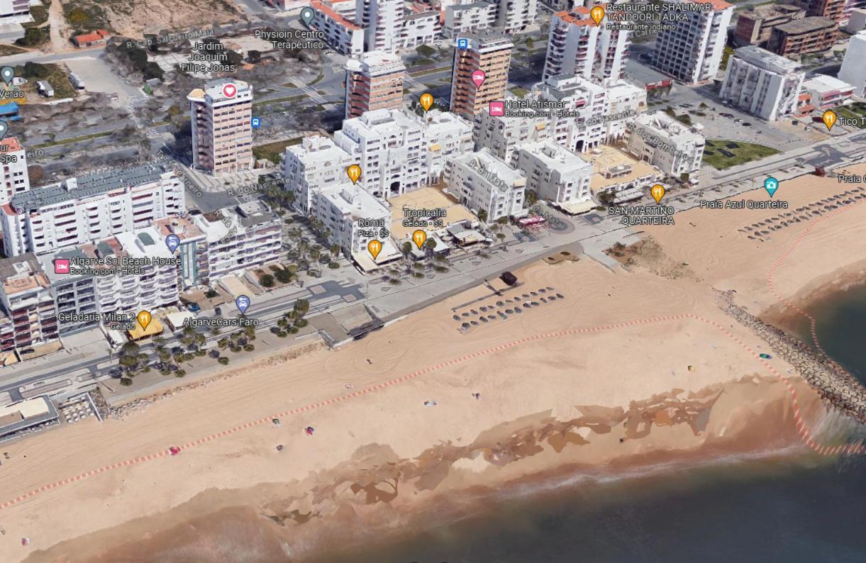 Oceanview Side Apartment Quarteira Luaran gambar